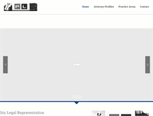 Tablet Screenshot of pecorarolaw.com